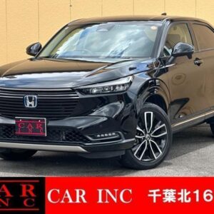 2021 Honda Vezel black hybrid used car Japan export