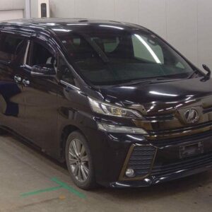 2017 Toyota Vellfire black gasoline used car Japan export