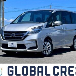 2022 Nissan Serena silver gasoline used car Japan export