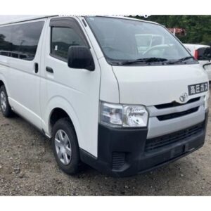 2016 Toyota Hiace Van white diesel used car Japan export
