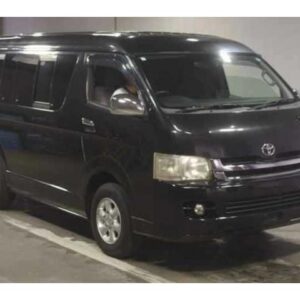 2009 Toyota Hiace Wagon black gasoline used car Japan export