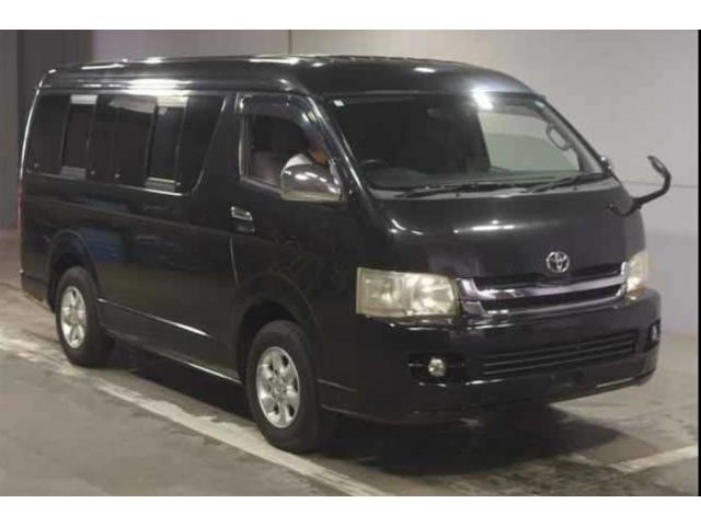Ref:AUX-25118450 TOYOTA HIACE WAGON 2009 1 2009 Toyota Hiace Wagon black gasoline used car Japan export