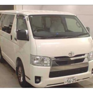 2025 Toyota Hiace Van white gasoline used car Japan export