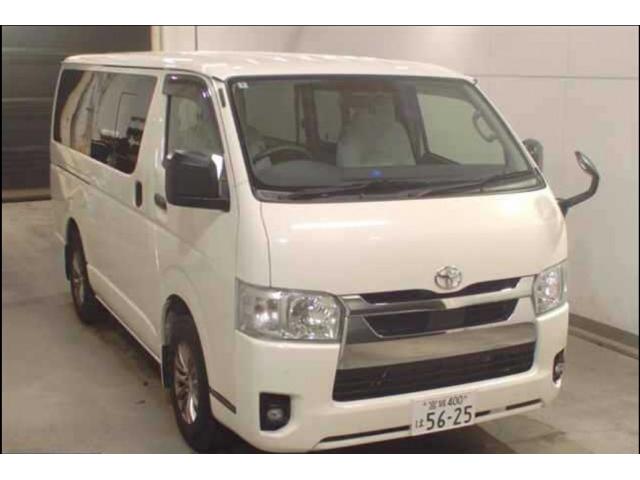 Ref:AUX-25118456 TOYOTA HIACE VAN 2025 1 2025 Toyota Hiace Van white gasoline used car Japan export