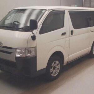 2014 Toyota Hiace Van white diesel used car Japan export