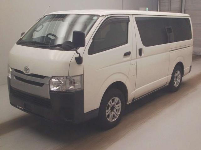 Ref:AUX-25118459 TOYOTA HIACE VAN 2014 1 2014 Toyota Hiace Van white diesel used car Japan export