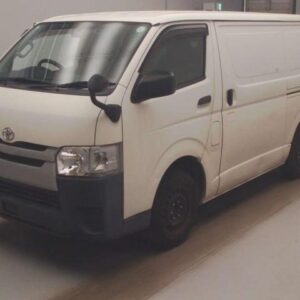 2017 Toyota Hiace Van white gasoline used car Japan export