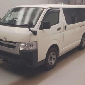 2021 Toyota Hiace Van white diesel used car Japan export
