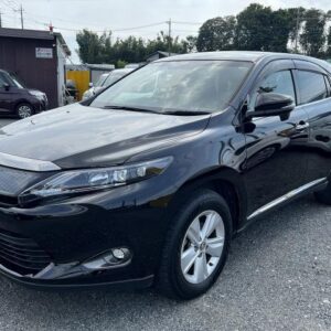 2015 Toyota Harrier black gasoline used car Japan export