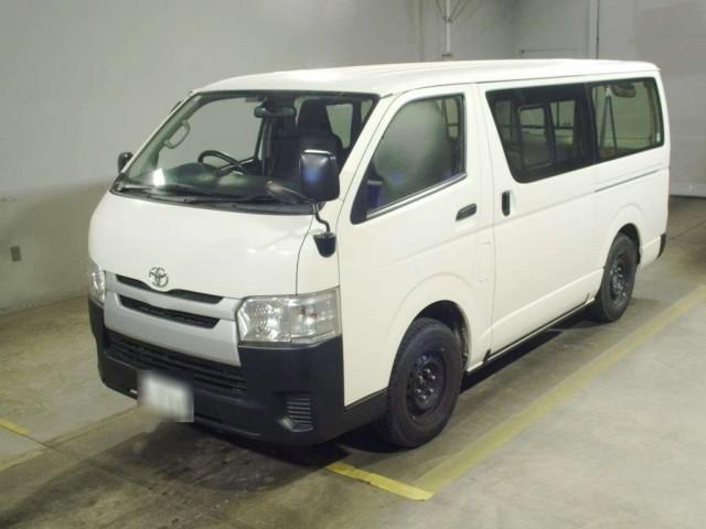 Ref:AUX-25118487 TOYOTA HIACE VAN 2017 1 2017 Toyota Hiace Van white diesel used car Japan export