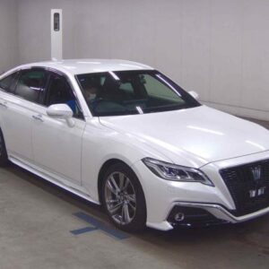 2021 Toyota Crown Hybrid pearl gasoline used car Japan export
