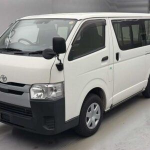 2018 Toyota Hiace Van white diesel used car Japan export
