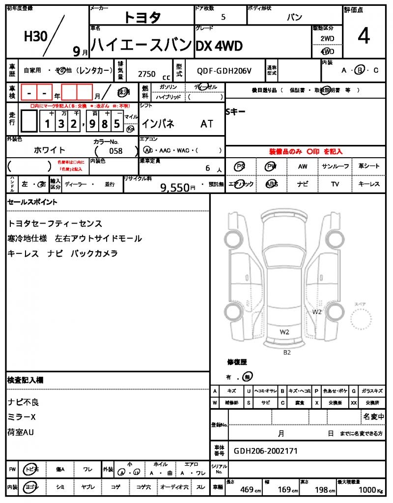 Ref:AUX-25122671 TOYOTA HIACE VAN 2018 5 Ref:AUX-25122671 TOYOTA HIACE VAN 2018 - Image 5