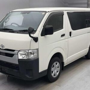 2021 Toyota Hiace Van white diesel used car Japan export
