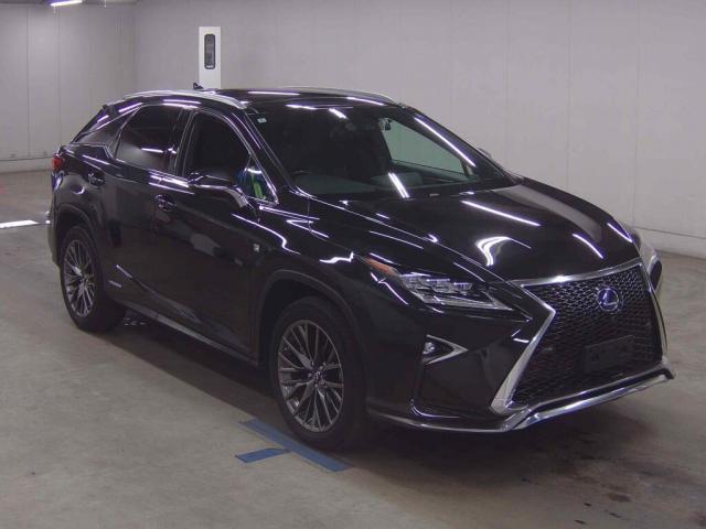 Ref:AUX-25122675 LEXUS RX 2016 1 2016 Lexus Rx black gasoline used car Japan export