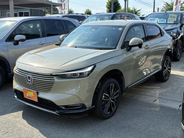 Ref:AUX-25122741 HONDA VEZEL 2023 1 2023 Honda Vezel green gasoline used car Japan export