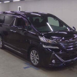 2017 Toyota Vellfire black gasoline used car Japan export
