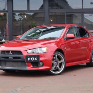 2012 Mitsubishi Lancer red gasoline used car Japan export