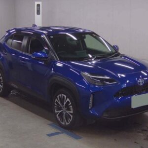 2022 Toyota Yaris Cross blue gasoline used car Japan export