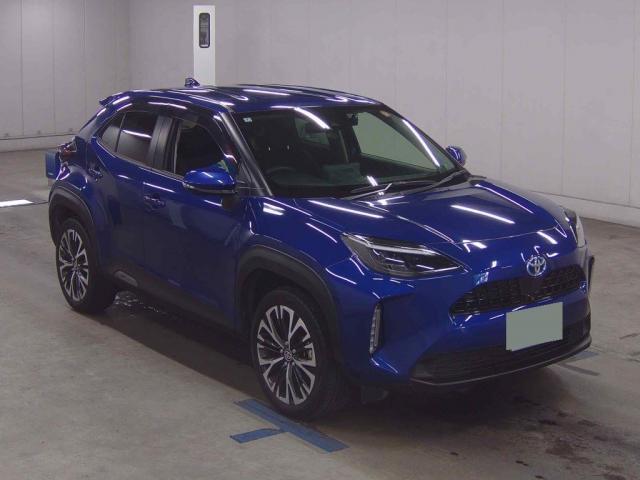 Ref:AUX-25122771 TOYOTA YARIS CROSS 2022 1 2022 Toyota Yaris Cross blue gasoline used car Japan export