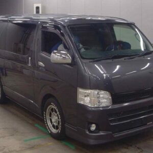 2012 Toyota Hiace Van gray gasoline used car Japan export
