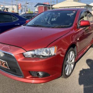 2013 Mitsubishi Galant Fortis Sport Back red gasoline used car Japan export