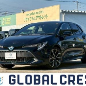 2019 Toyota Corollasport blue gasoline used car Japan export