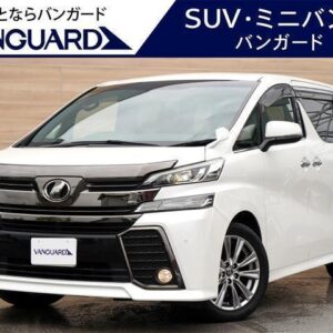 2016 Toyota Vellfire pearl gasoline used car Japan export