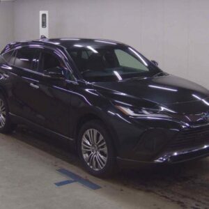 2021 Toyota Harrier Hybrid black gasoline used car Japan export
