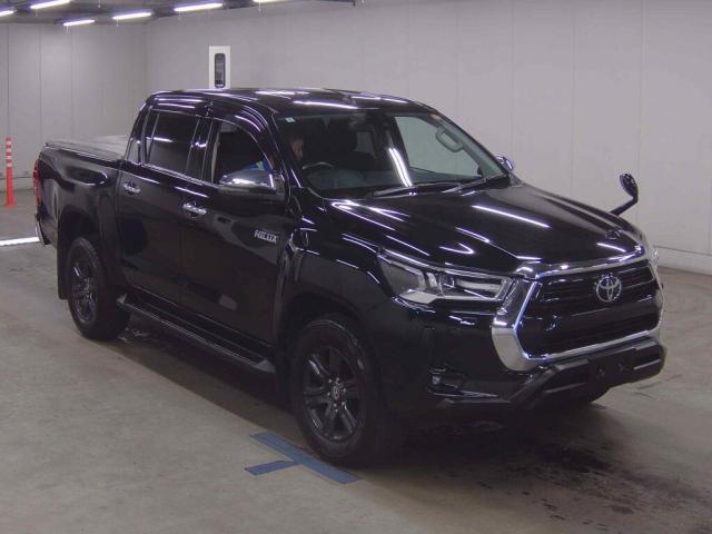 Ref:AUX-25123403 TOYOTA HILUX 2023 1 2023 Toyota Hilux black diesel used car Japan export