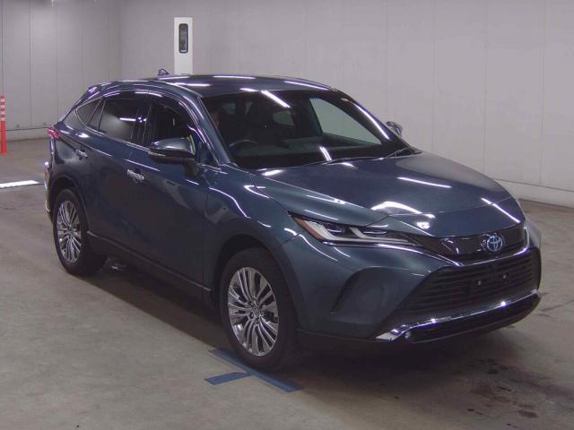Ref:AUX-25123410 TOYOTA HARRIER HYBRID 2023 1 2023 Toyota Harrier Hybrid gray gasoline used car Japan export