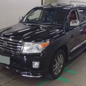 2015 Toyota Land Cruiser black gasoline used car Japan export