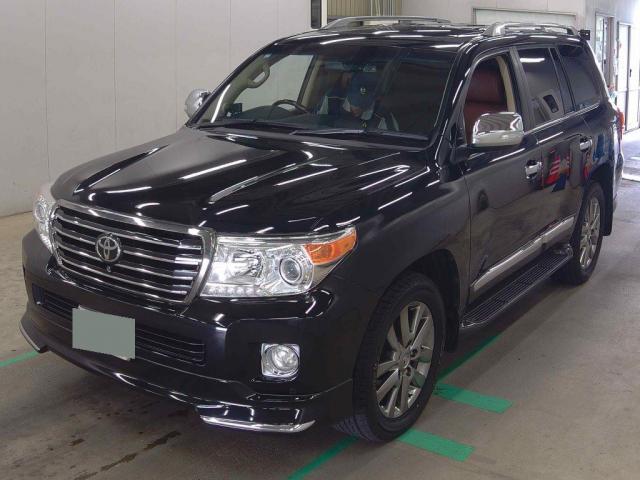 Ref:AUX-25127833 TOYOTA LAND CRUISER 2015 1 2015 Toyota Land Cruiser black gasoline used car Japan export
