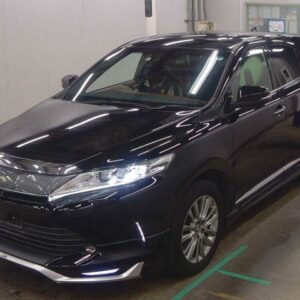 2017 Toyota Harrier black gasoline used car Japan export