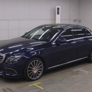 2017 Mercedes Benz E-Class blue gasoline used car Japan export