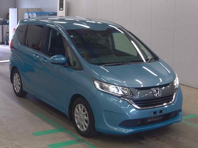 Ref:AUX-25132000 HONDA FREED PLUS 2019 1 2019 Honda Freed Plus blue gasoline used car Japan export