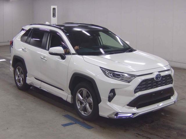 Ref:AUX-25132183 TOYOTA RAV4 2021 1 2021 Toyota Rav4 pearl gasoline used car Japan export