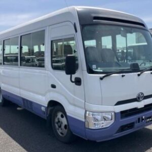 2021 Toyota Coaster white diesel used car Japan export