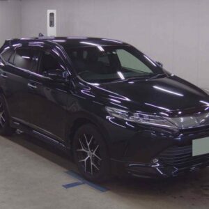 2019 Toyota Harrier black gasoline used car Japan export