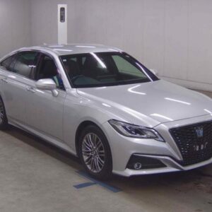 2022 Toyota Crown Hybrid silver gasoline used car Japan export