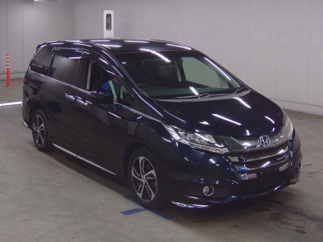 Ref:AUX-25132320 HONDA ODYSSEY 2015 1 2015 Honda Odyssey purple gasoline used car Japan export