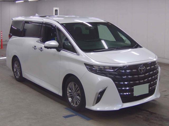 Ref:AUX-25132329 TOYOTA ALPHARD 2025 1 2025 Toyota Alphard pearl gasoline used car Japan export