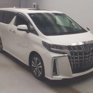 2022 Toyota Alphard pearl gasoline used car Japan export