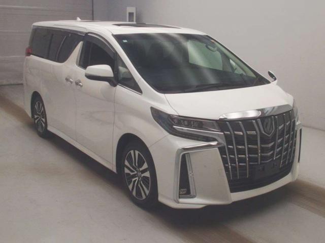 Ref:AUX-25138161 TOYOTA ALPHARD 2022 1 2022 Toyota Alphard pearl gasoline used car Japan export
