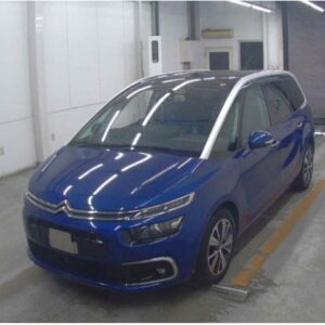 2017 Citroen Grand C4 Picasso blue gasoline used car Japan export