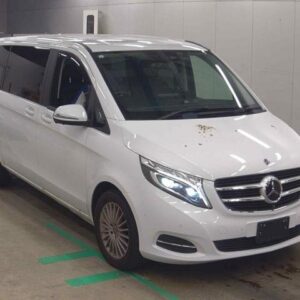 2019 Mercedes Benz V-Class white diesel used car Japan export