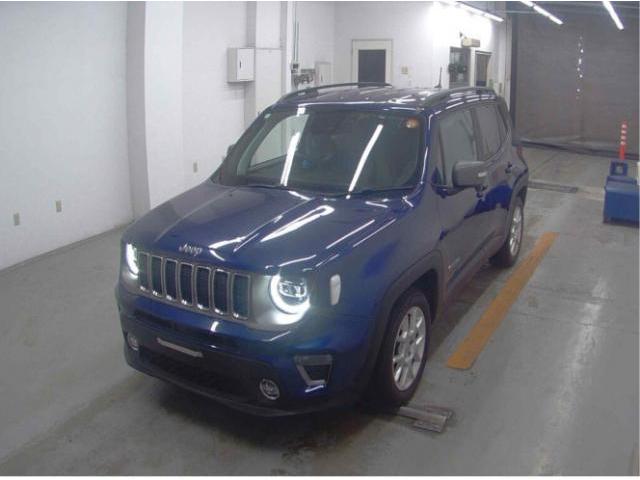 Ref:AUX-25138602 CHRYSLER JEEP JEEP RENEGADE 2021 1 2021 Chrysler Jeep Jeep Renegade blue gasoline used car Japan export