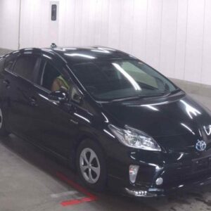 2015 Toyota Prius black gasoline used car Japan export