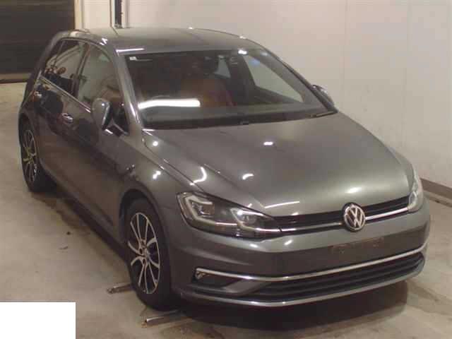 Ref:AUX-25138708 VOLKSWAGEN GOLF 2018 1 2018 Volkswagen Golf gray gasoline used car Japan export