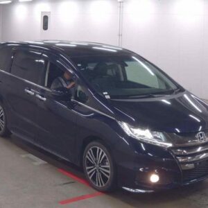 2014 Honda Odyssey black gasoline used car Japan export